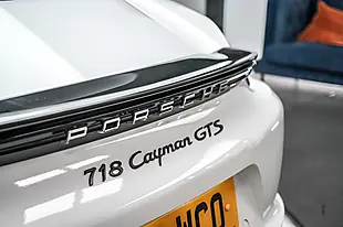 Used 2018 Porsche 718 Cayman Gts White - Interior and Exterior details 4