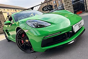 Used 2018 Porsche 718 Cayman S Viper Green - Interior and Exterior details 5