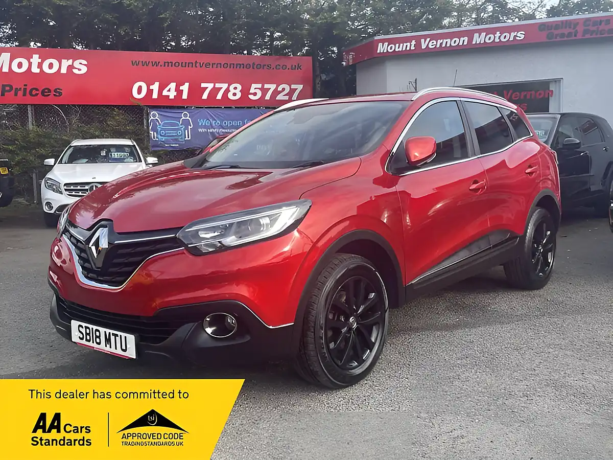 Used 2018 Renault Kadjar Dynamique Nav Red - Front View