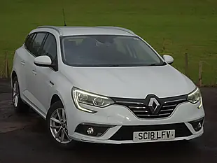 Used 2018 Renault Megane Dynamique Nav Sport Tourer White - Interior and Exterior details 8