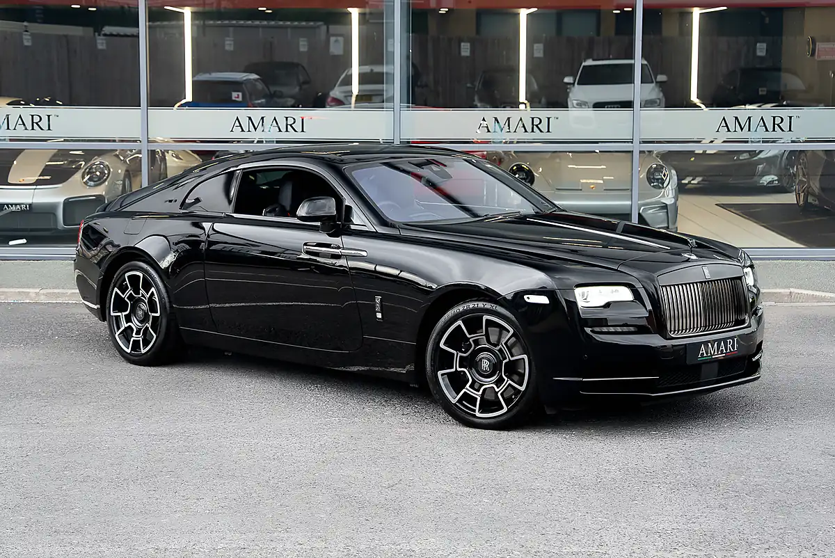Used 2018 Rolls-Royce Wraith Black Badge Diamond Black - Front View