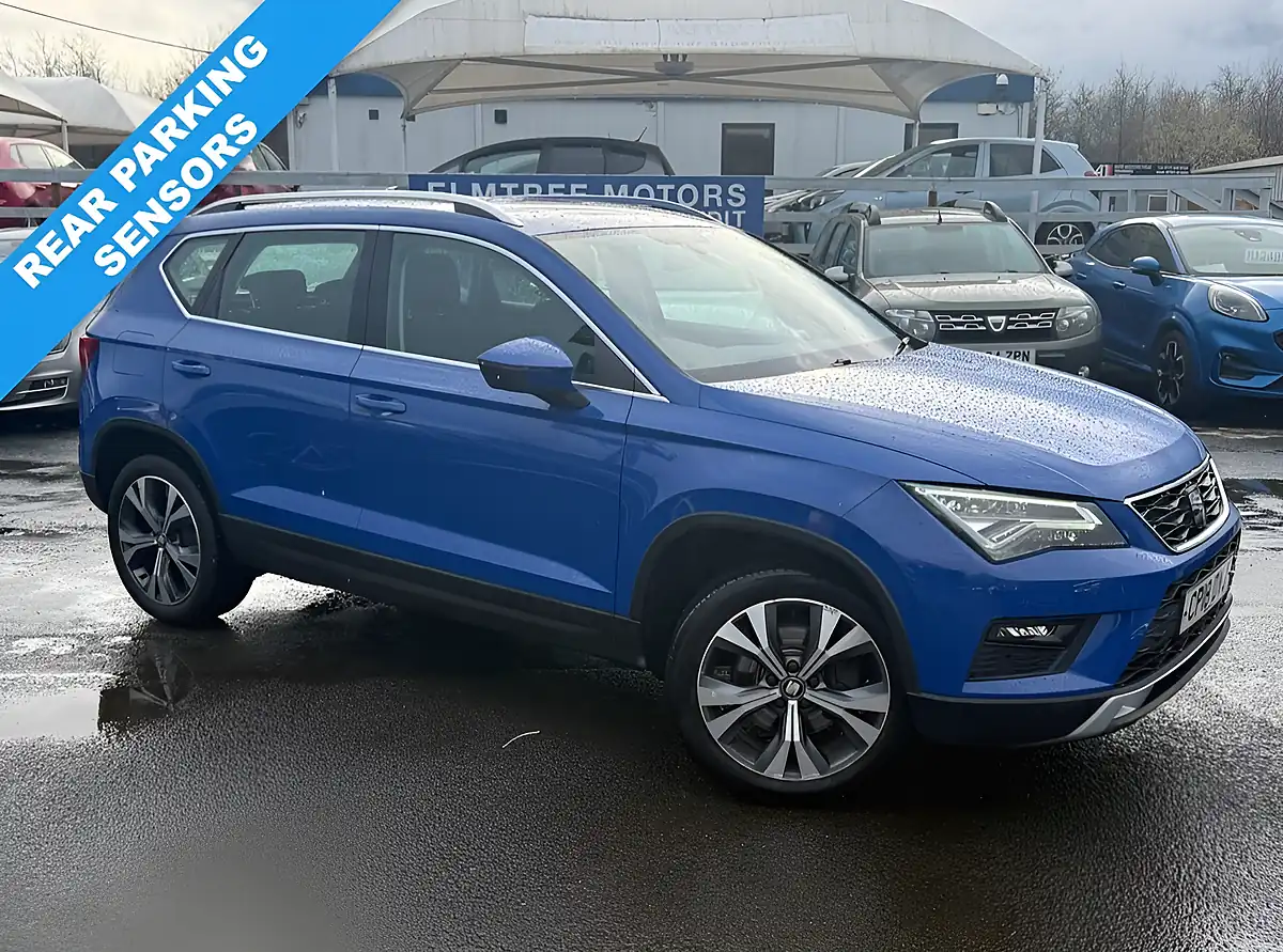 Used 2018 SEAT Ateca Se Technology Blue - Front View