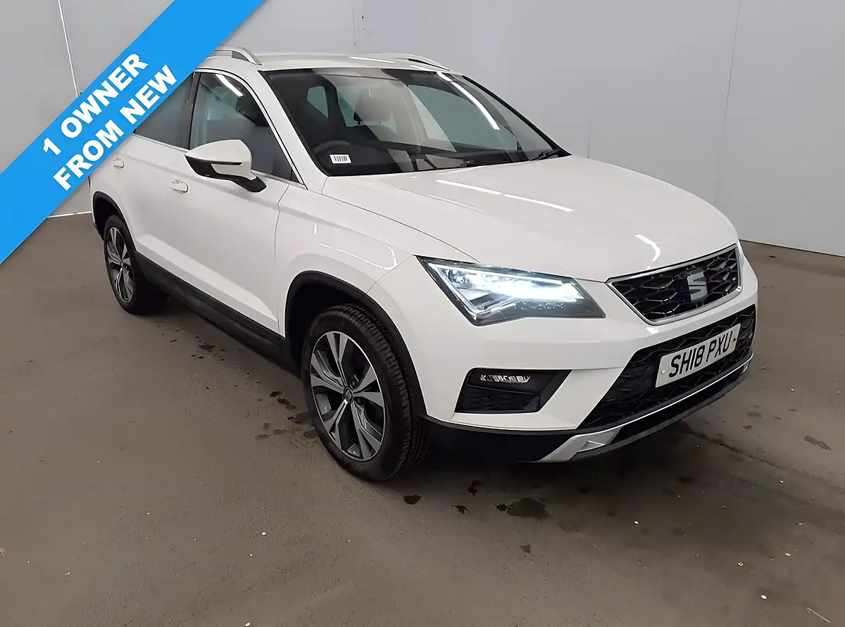 Used 2018 SEAT Ateca Se Technology Edition White - Front View