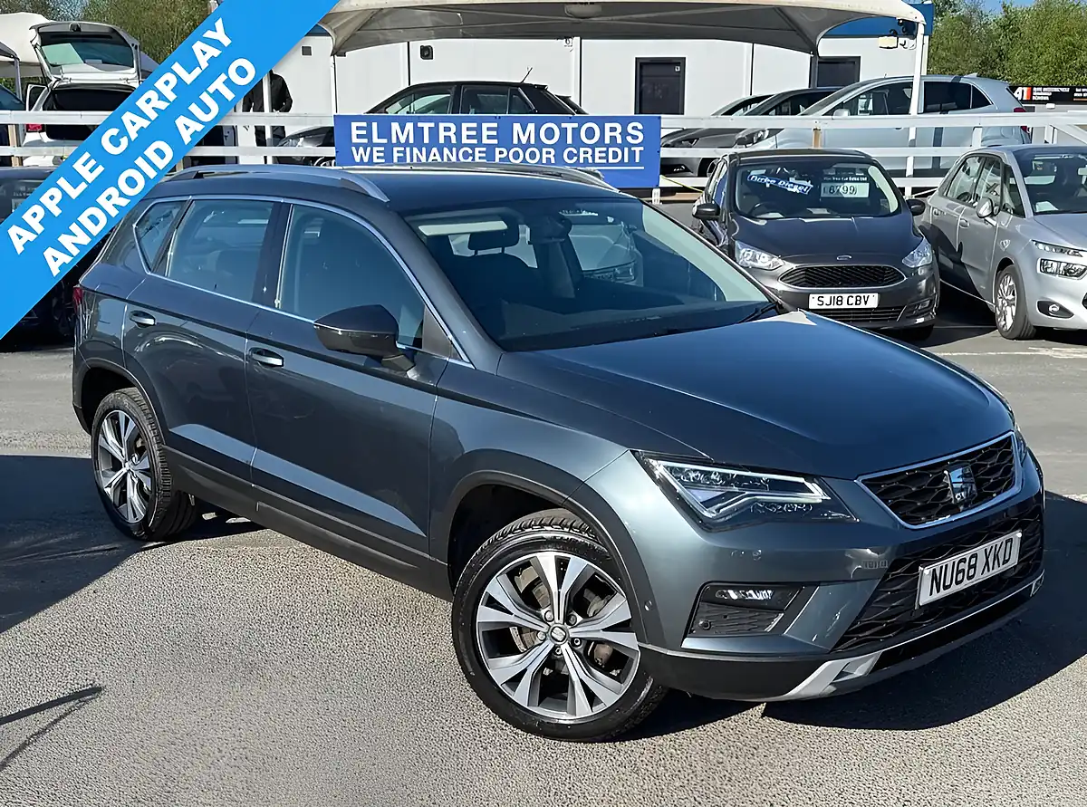 Used 2018 SEAT Ateca Se Technology Grey - Front View