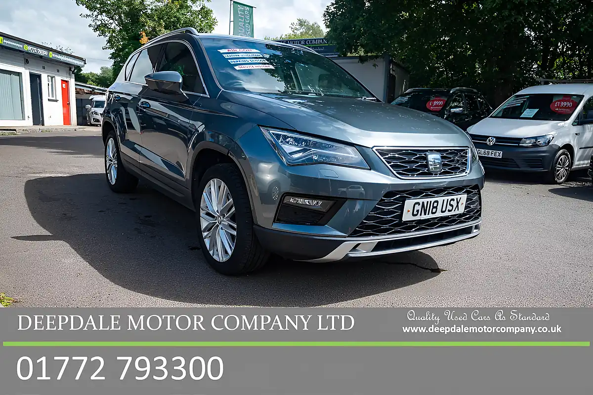 Used 2018 SEAT Ateca Xcellence Rhodium Grey - Front View