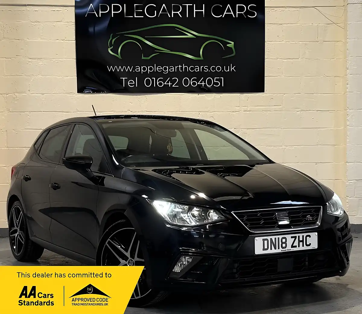 Used 2018 SEAT Ibiza Fr Black - Front View