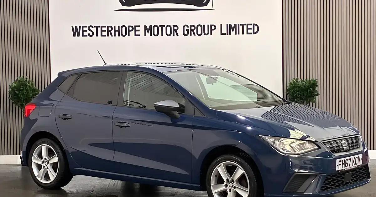 Used 2018 SEAT Ibiza S Blue - Front View