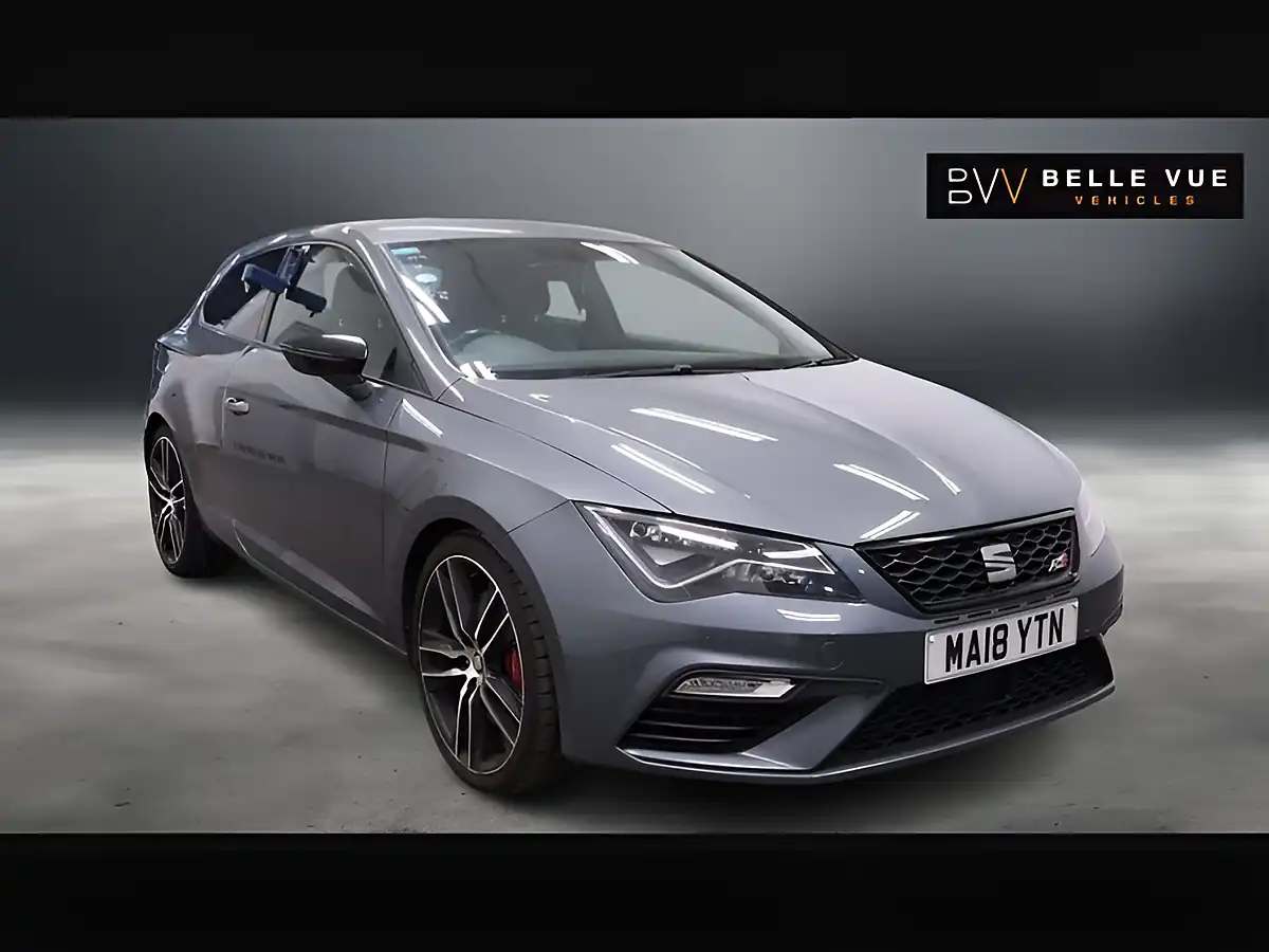 Used 2018 SEAT Leon Cupra Monsoon Grey - Front View