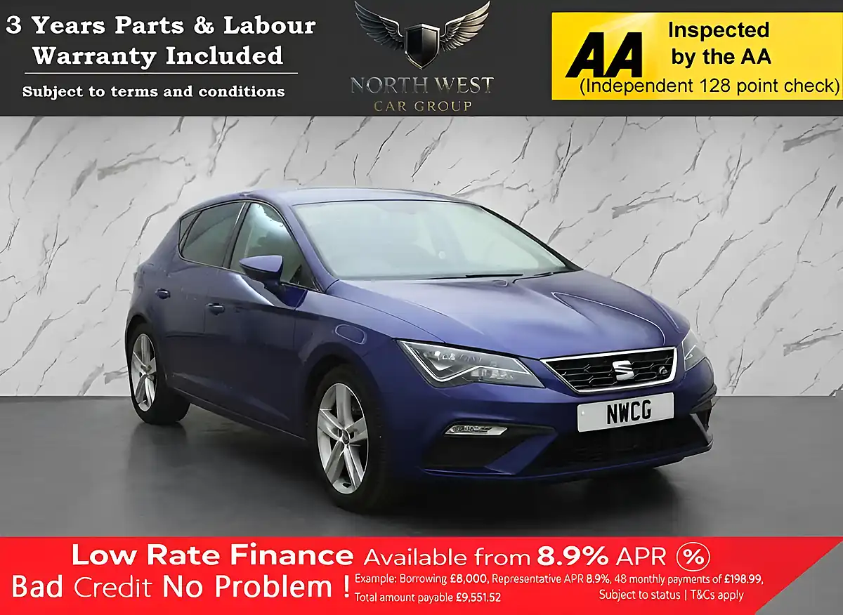 Used 2018 SEAT Leon Fr Technology Blue - Front View
