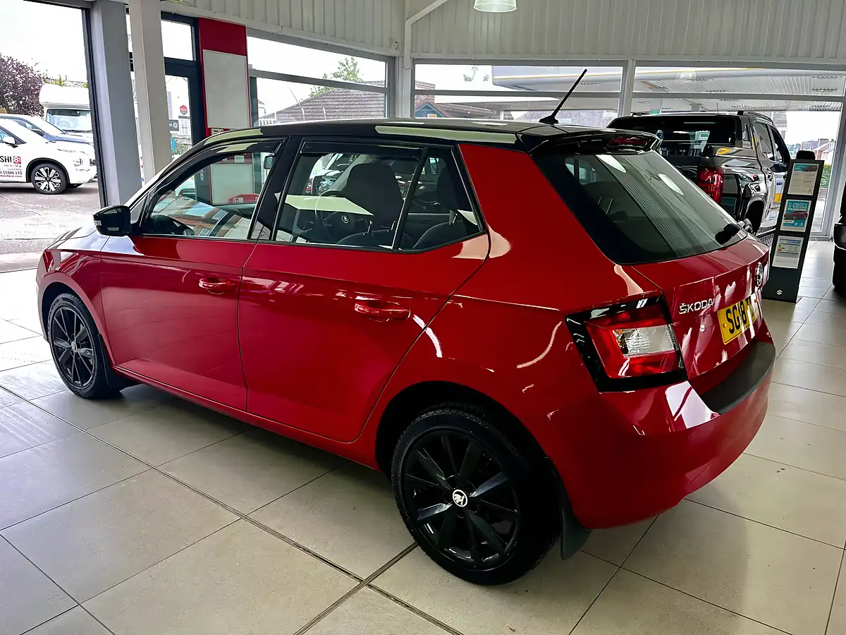 Used 2018 Skoda Fabia Colour Edition Red - Interior and Exterior details 4