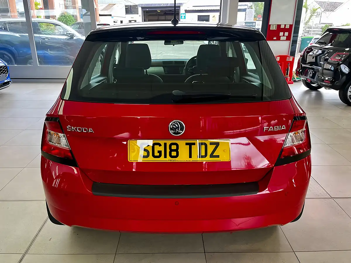 Used 2018 Skoda Fabia Colour Edition Red - Interior and Exterior details 6