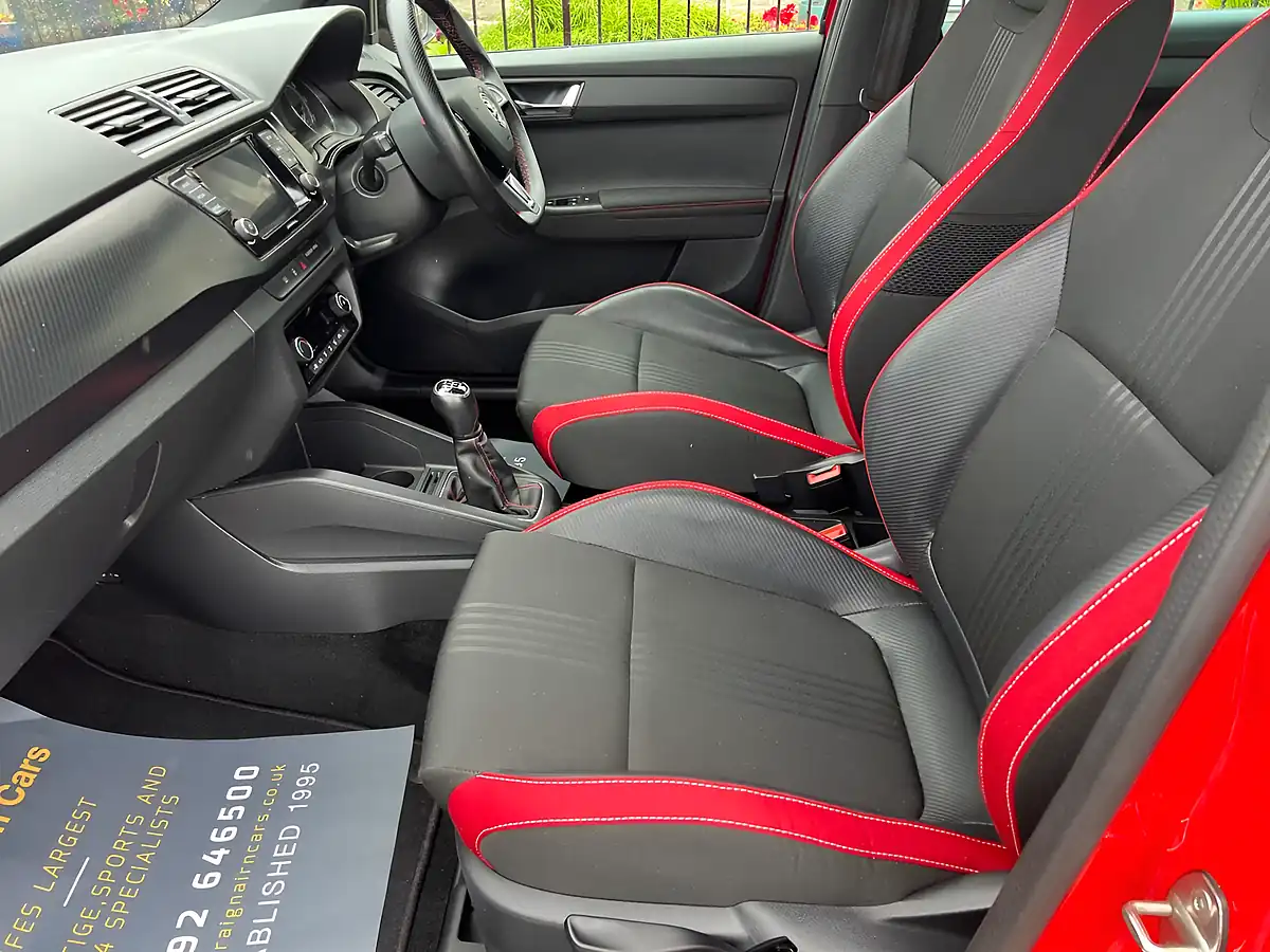 Used 2018 Skoda Fabia Monte Carlo Red - Interior and Exterior details 2