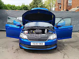 Used 2018 Skoda Fabia S Blue - Interior and Exterior details 10