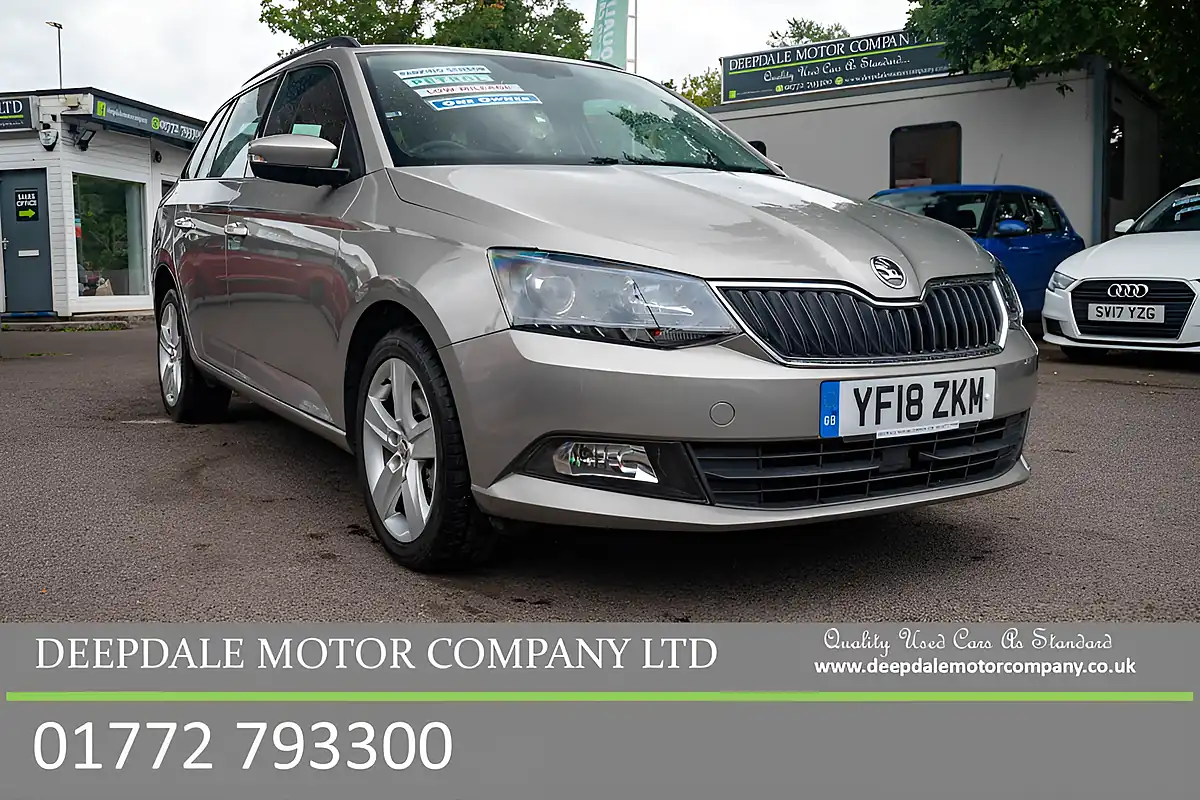 Used 2018 Skoda Fabia Se L Cappucino Beige - Front View