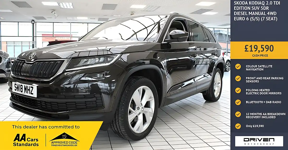 Used 2018 Skoda Kodiaq Edition Magnetic Brown - Front View