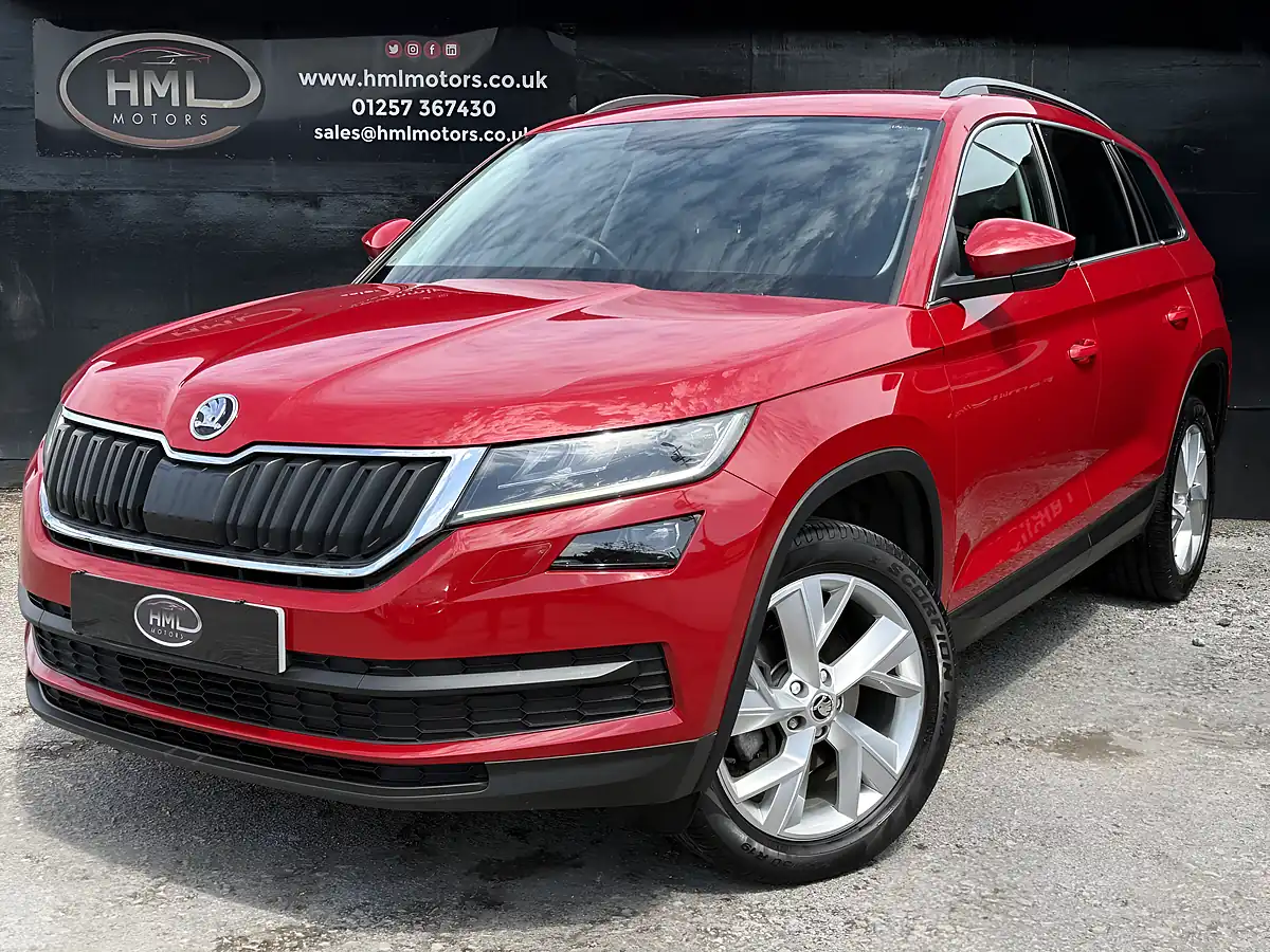 Used 2018 Skoda Kodiaq Se L Red Velvet Metallic - Front View
