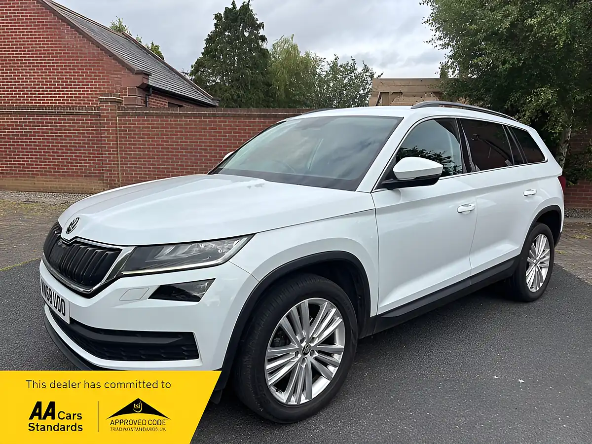 Used 2018 Skoda Kodiaq Se L White - Front View