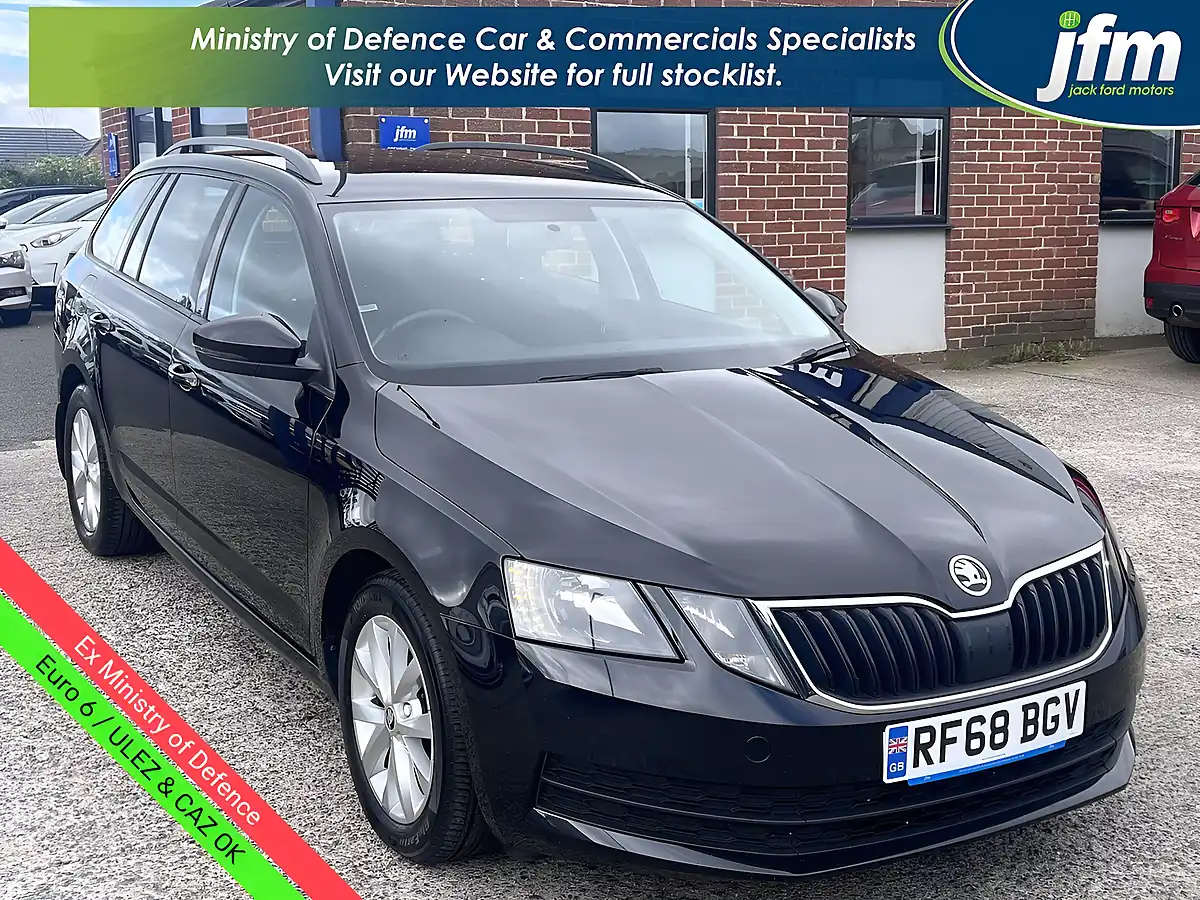 Used 2018 Skoda Octavia S Black Magic Pearl Metallic - Front View
