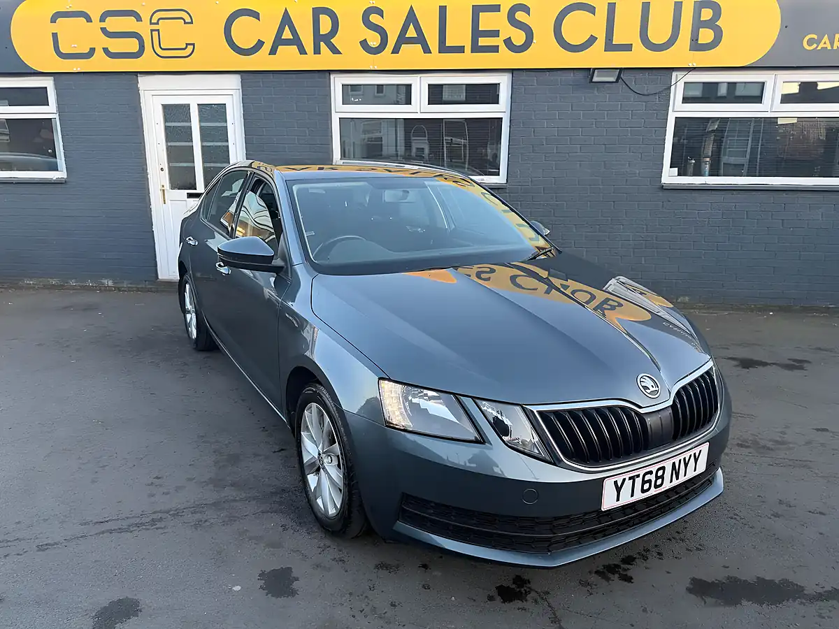 Used 2018 Skoda Octavia S Grey - Front View