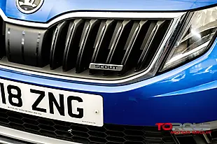 Used 2018 Skoda Octavia Scout Race Blue - Interior and Exterior details 5