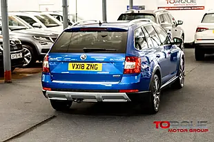 Used 2018 Skoda Octavia Scout Race Blue - Interior and Exterior details 7