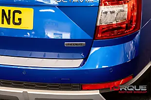 Used 2018 Skoda Octavia Scout Race Blue - Interior and Exterior details 8