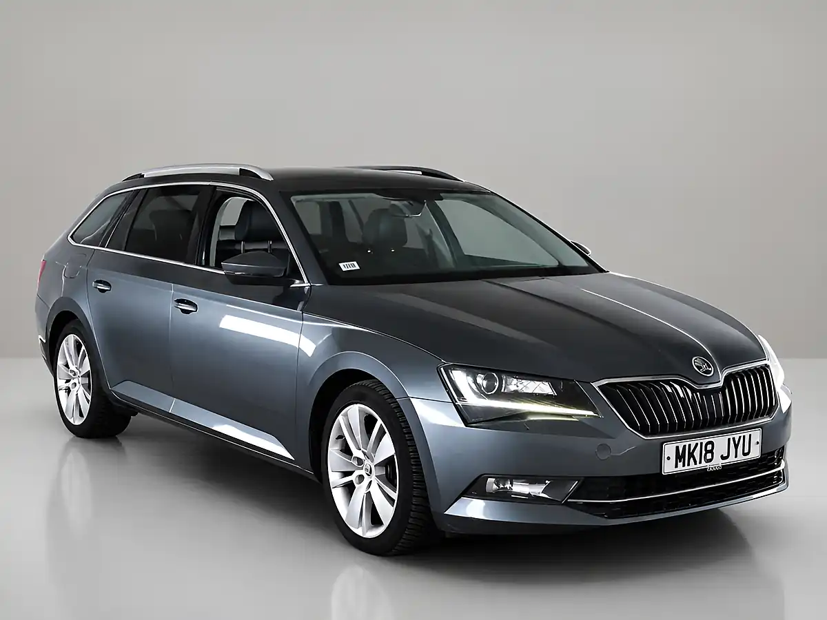 Used 2018 Skoda Superb Se L Executive Edition Grey - Front View