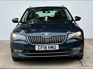 Used 2018 Skoda Superb Se Petrol Blue - Interior and Exterior details 2