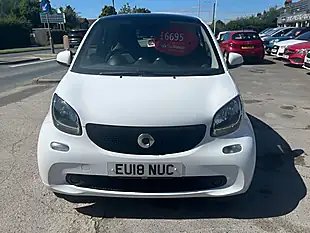 Used 2018 Smart Fortwo Prime Coupe White - Interior and Exterior details 10