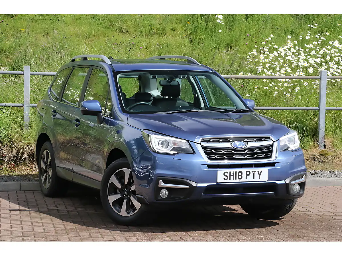 Used 2018 Subaru Forester Xe Premium Quartz Blue - Front View