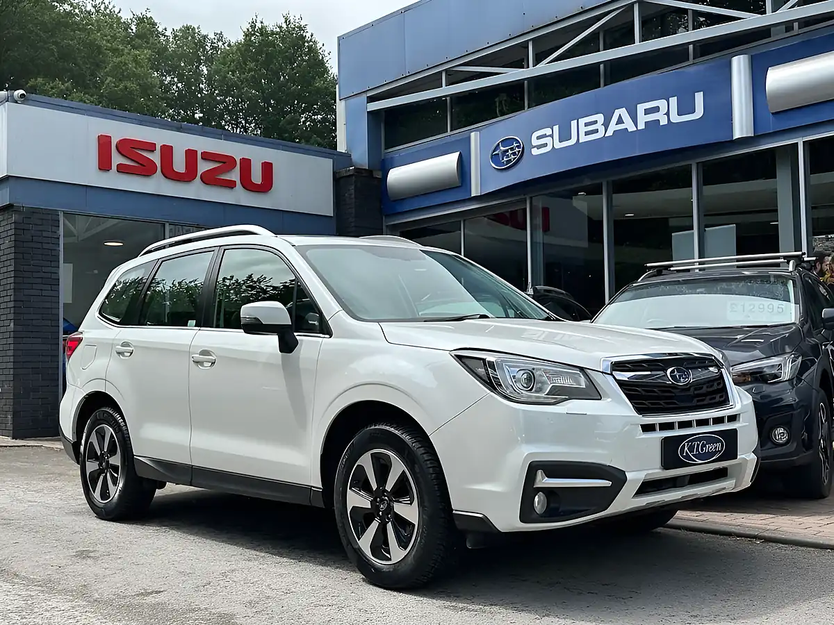 Used 2018 Subaru Forester Xe White - Interior and Exterior details 6