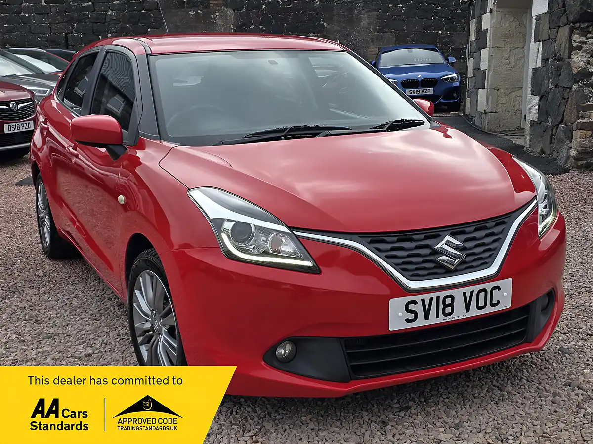 Used 2018 Suzuki Baleno Sz-T Red - Front View