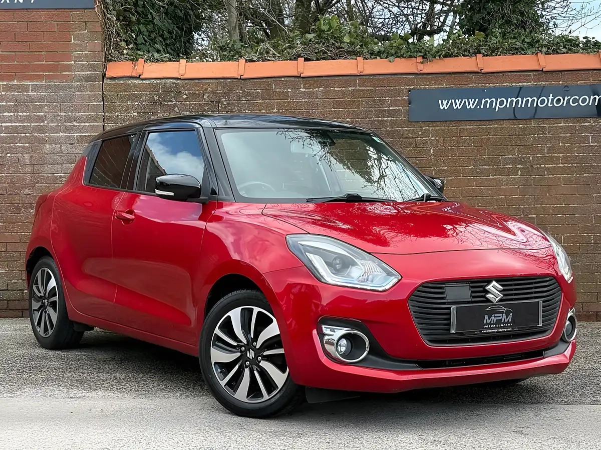 Used 2018 Suzuki Swift SZ5 Burning Red Pearl - Front View