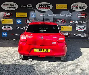 Used 2018 Suzuki Swift SZ5 Red - Interior and Exterior details 7