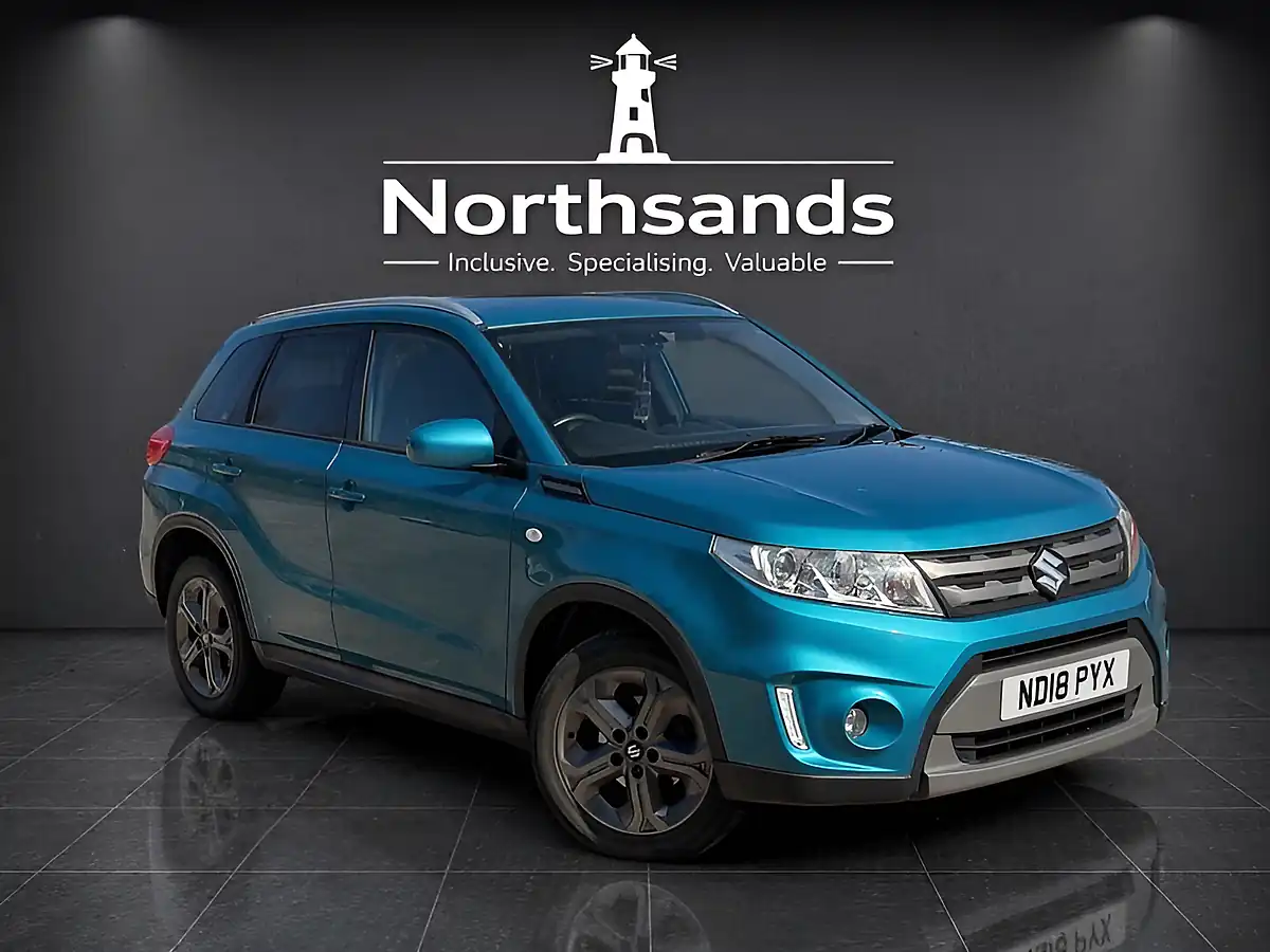 Used 2018 Suzuki Vitara Sz-T Aqua Blue Metallic - Front View
