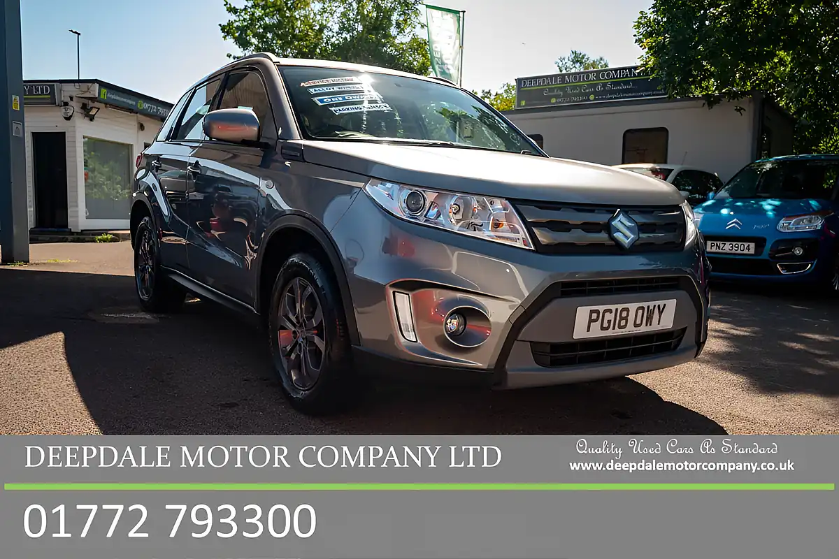 Used 2018 Suzuki Vitara SZ4 Galactic Grey - Front View