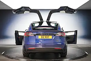 Used 2018 Tesla Model X Deep Blue - Interior and Exterior details 4