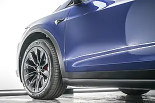 Used 2018 Tesla Model X Deep Blue - Interior and Exterior details 9
