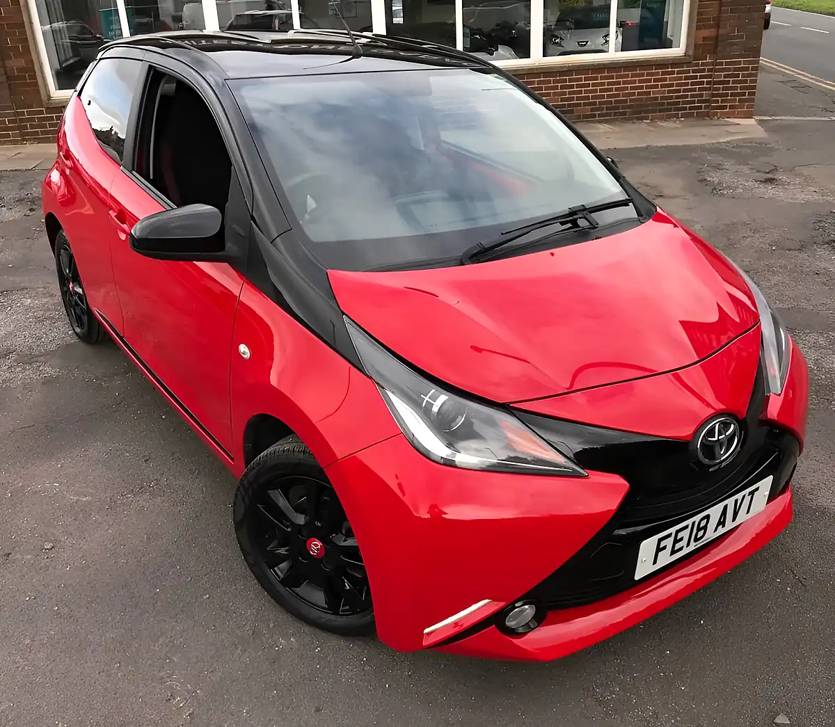 Used 2018 Toyota Aygo X-Cite 4 Red Bi-Tone Red - Interior and Exterior details 14