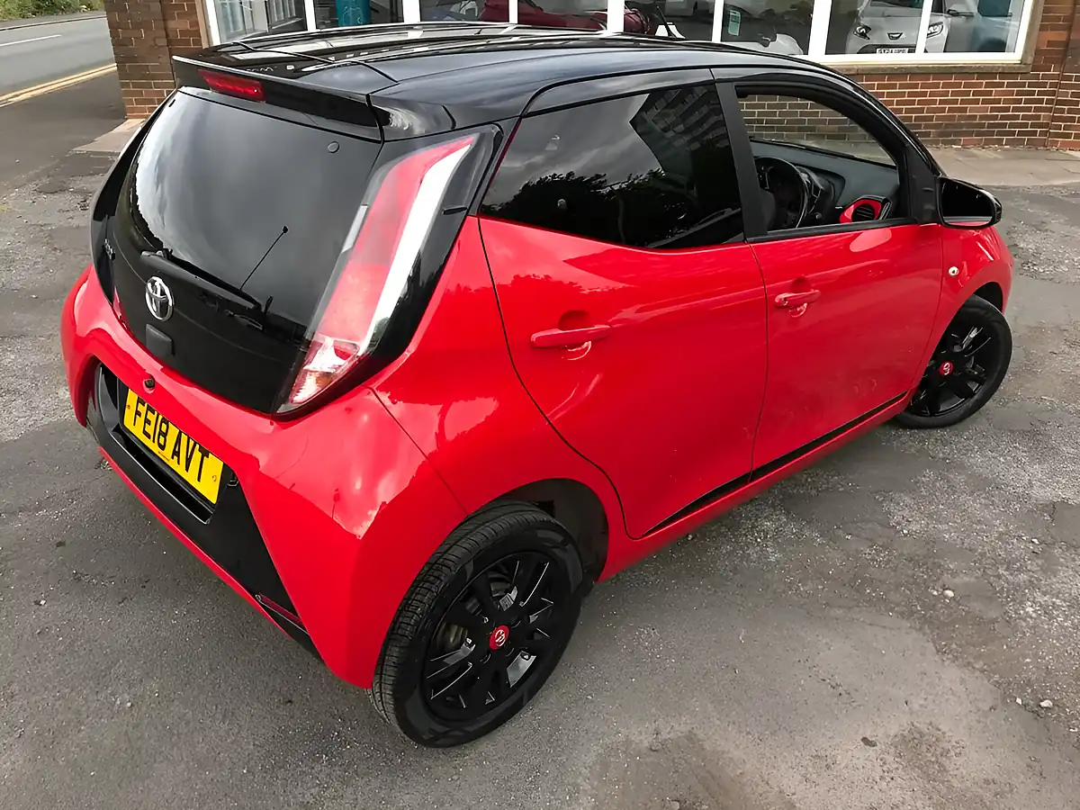 Used 2018 Toyota Aygo X-Cite 4 Red Bi-Tone Red - Interior and Exterior details 16