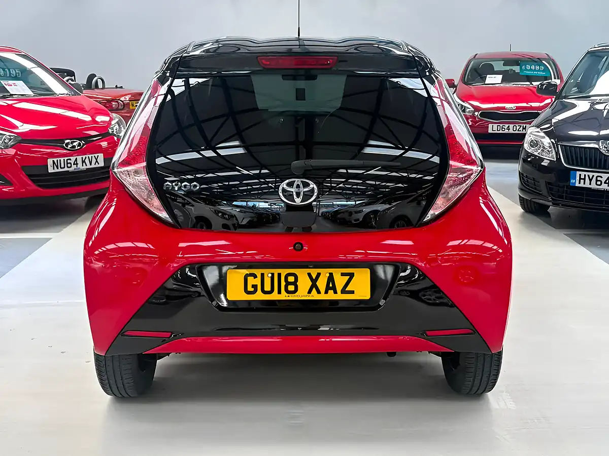 Used 2018 Toyota Aygo X-Cite 4 Red Bi-Tone Red - Interior and Exterior details 10