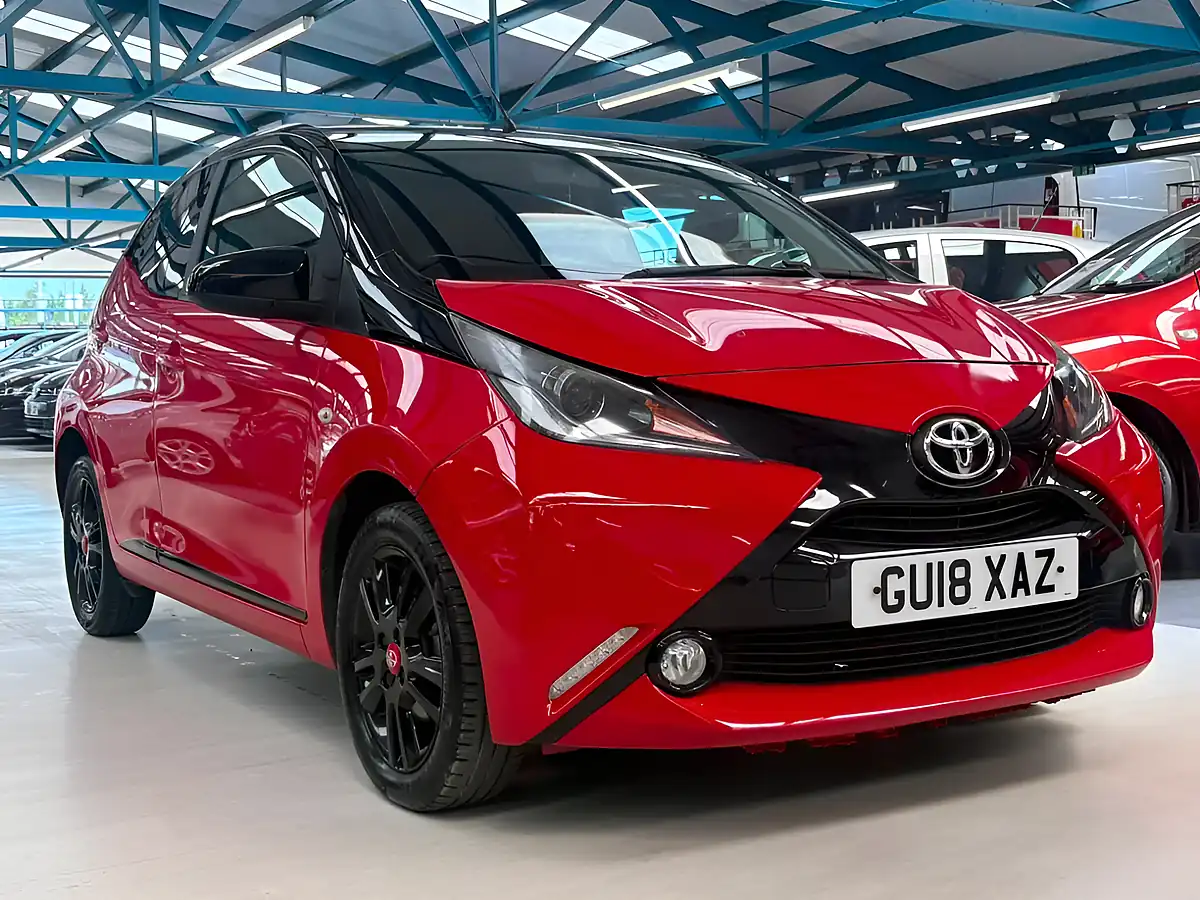 Used 2018 Toyota Aygo X-Cite 4 Red Bi-Tone Red - Interior and Exterior details 4