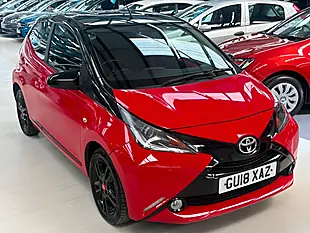 Used 2018 Toyota Aygo X-Cite 4 Red Bi-Tone Red - Interior and Exterior details 5