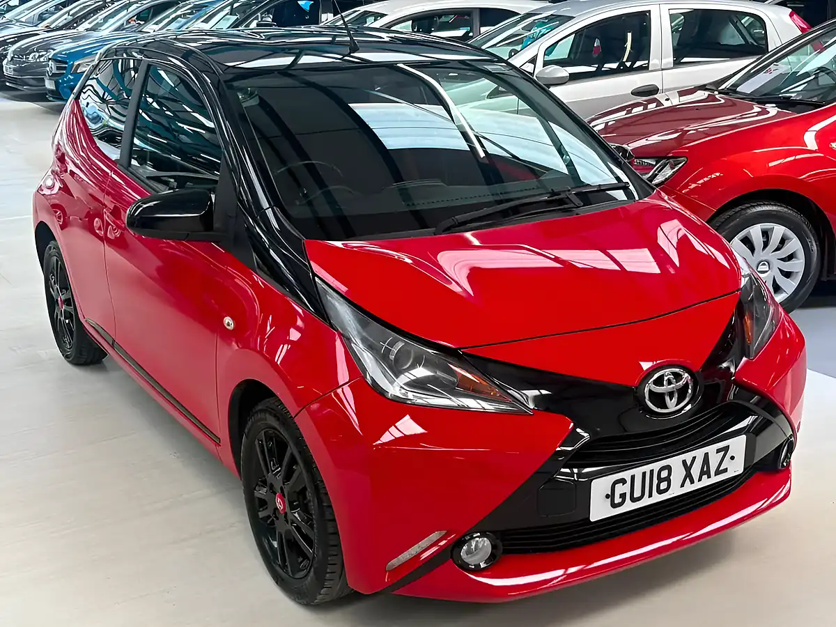 Used 2018 Toyota Aygo X-Cite 4 Red Bi-Tone Red - Interior and Exterior details 5