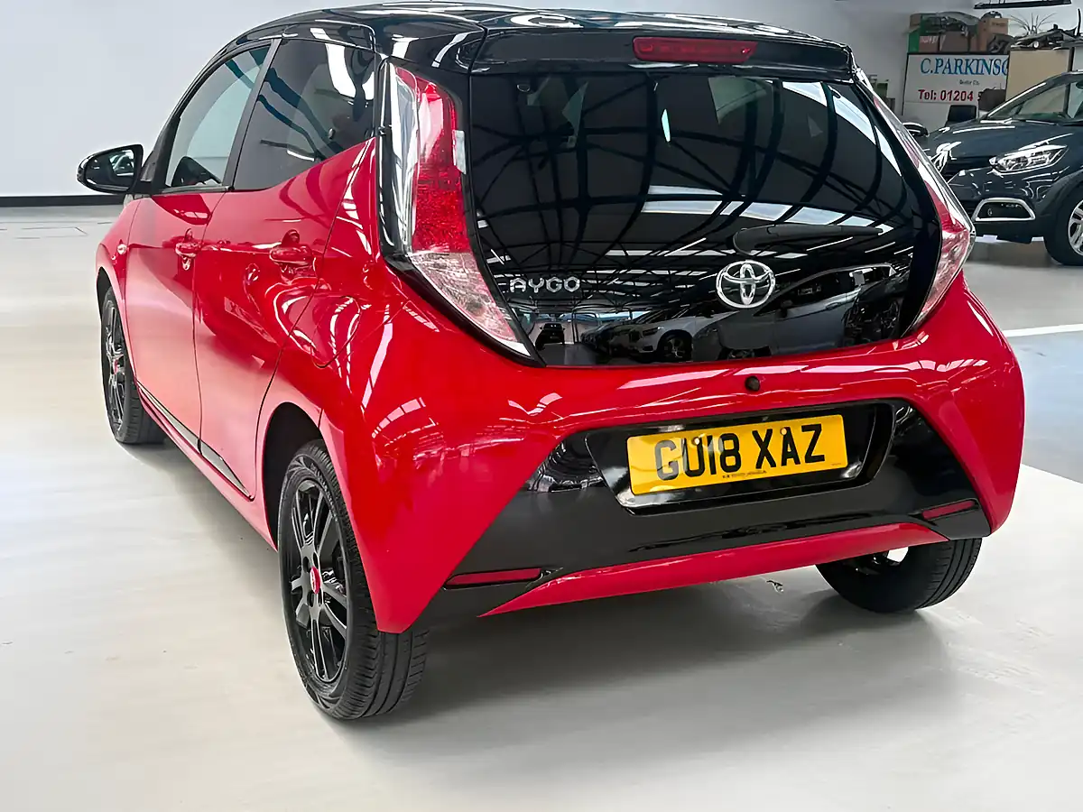 Used 2018 Toyota Aygo X-Cite 4 Red Bi-Tone Red - Interior and Exterior details 8
