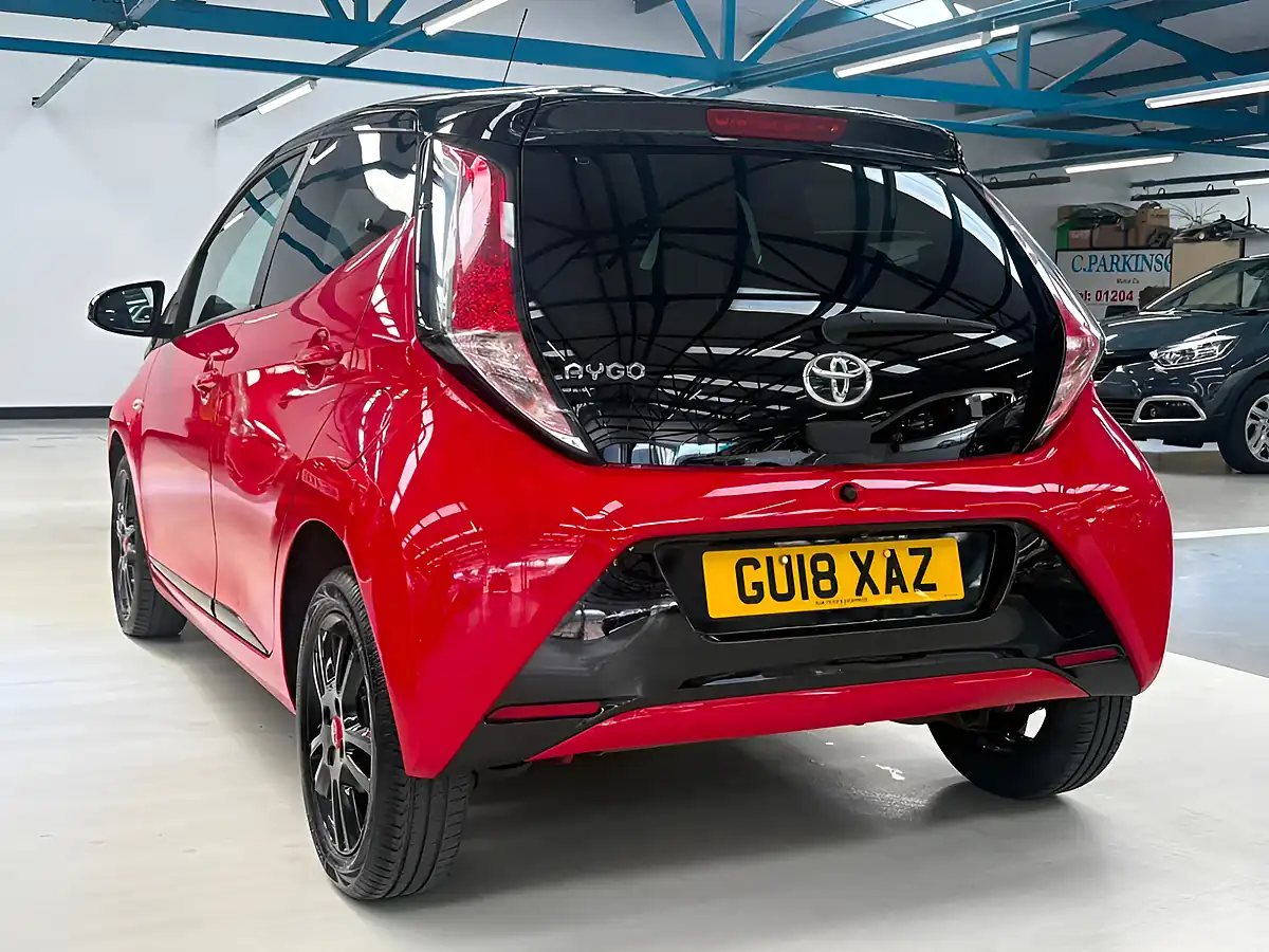 Used 2018 Toyota Aygo X-Cite 4 Red Bi-Tone Red - Interior and Exterior details 9