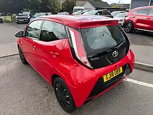 Used 2018 Toyota Aygo X-Play Red - Interior and Exterior details 3