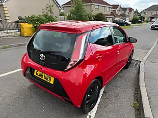 Used 2018 Toyota Aygo X-Play Red - Interior and Exterior details 5