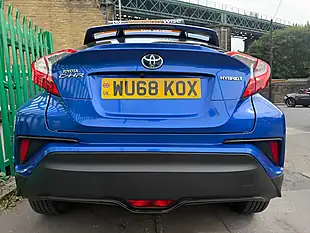 Used 2018 Toyota C-Hr Icon Blue - Interior and Exterior details 10