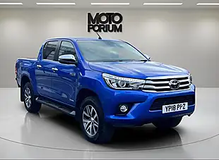Used 2018 Toyota Hilux Invincible Blue - Interior and Exterior details 3